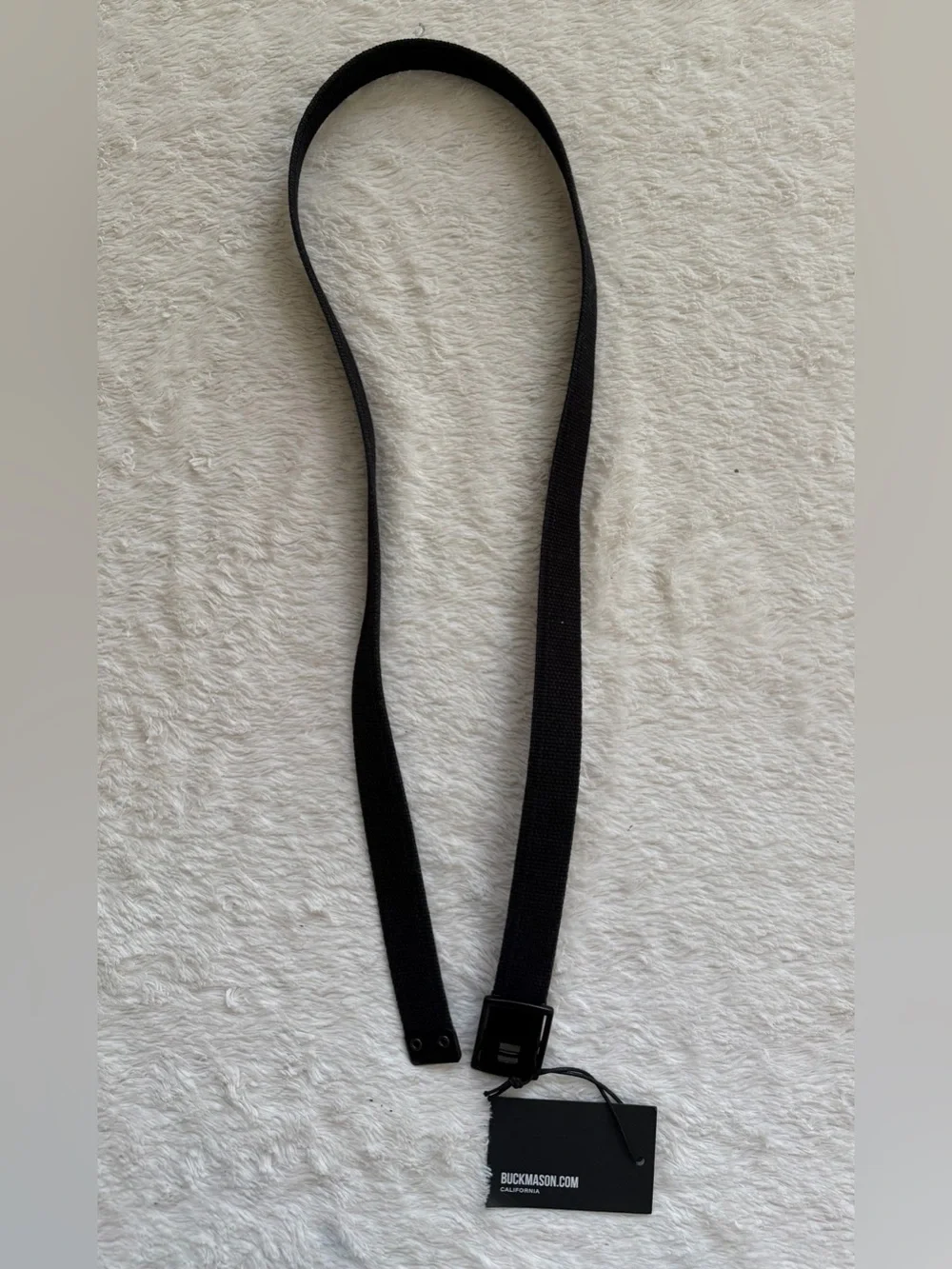 Buck Mason Holdfast Web Belt Medium NWT